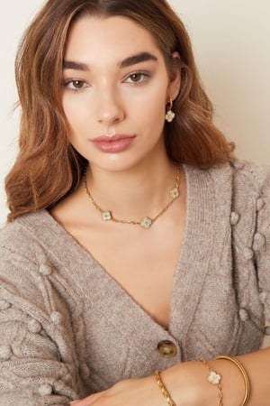 Bracelet 1 flower Silver Color Stainless Steel h5 Picture3